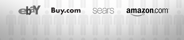 Seamless integration with eBay, Buy.Com, Sears.Com and Amazon.Com