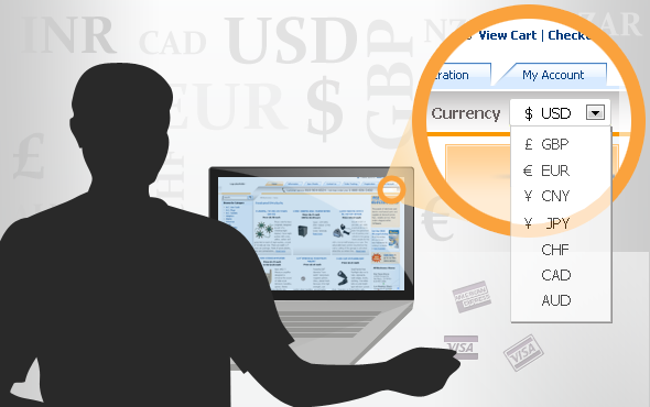 Increase Sales by Offering International Currencies!